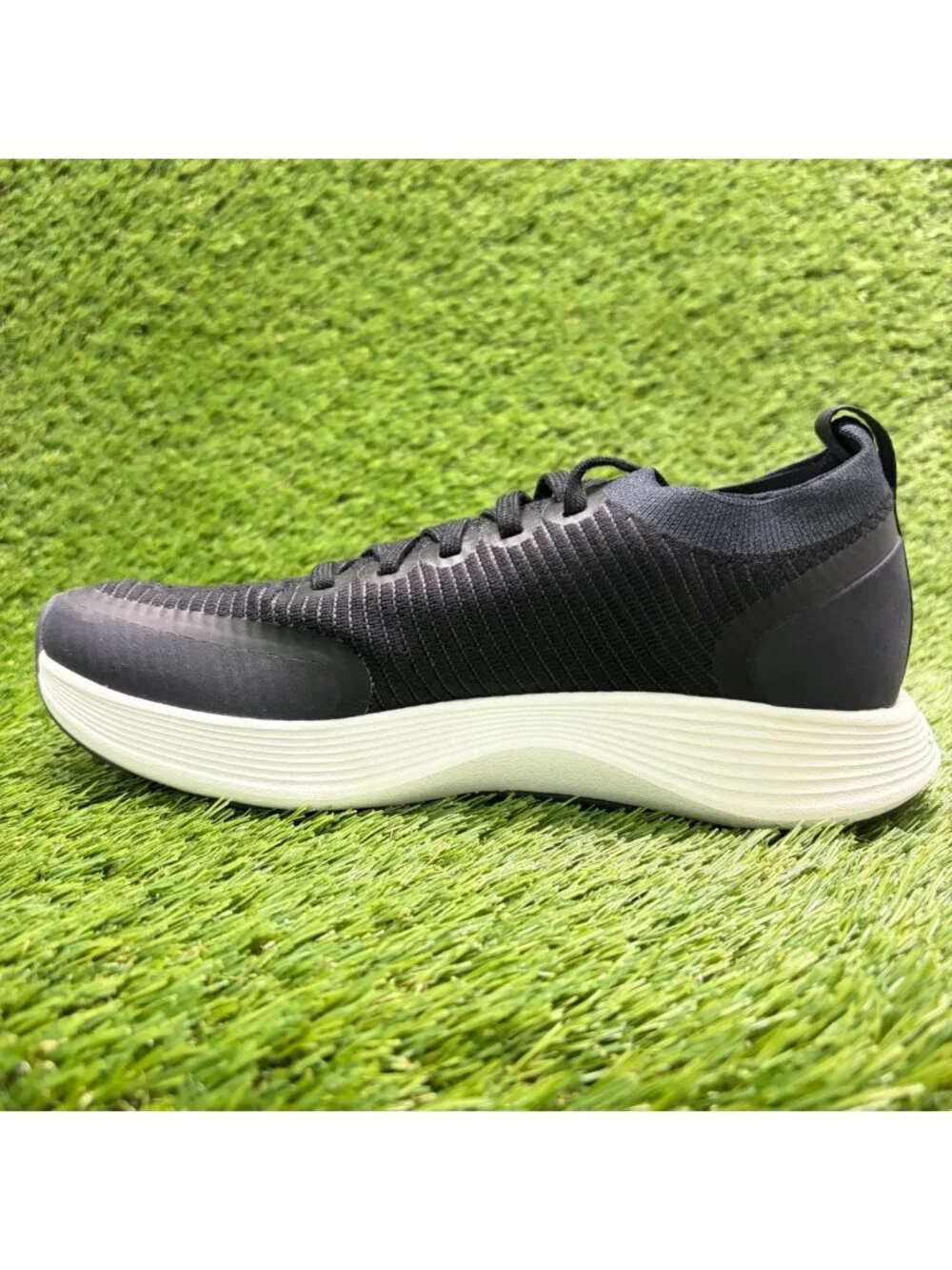 Allbirds Strider Womens Size 8.5 Black White Athletic Running Shoes Sneakers
